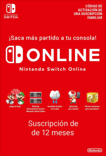 Nintendo Switch Online Suscripcion 12 meses EU