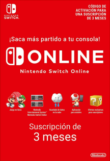 S/ Nintendo Switch Online 3 Meses (EU)