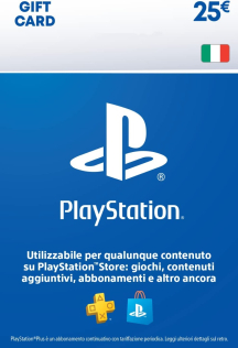 PSN PlayStation Network 25€ [IT]