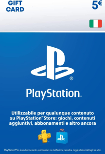 PSN PlayStation Network 5€ [IT]