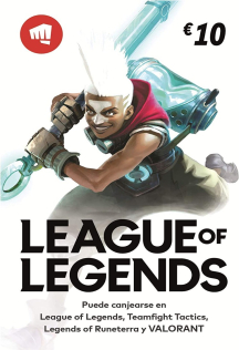 Riot 10€ (League of Legends, Valorant and Riot Games) [EU]