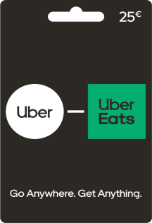 Uber & Uber Eats Gift Card PIN 25€ [ES]