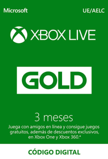 Xbox Gold Suscripción 3 meses EU