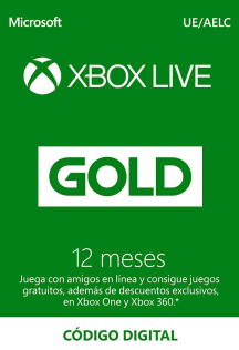 Xbox Gold Suscripción 12 meses EU